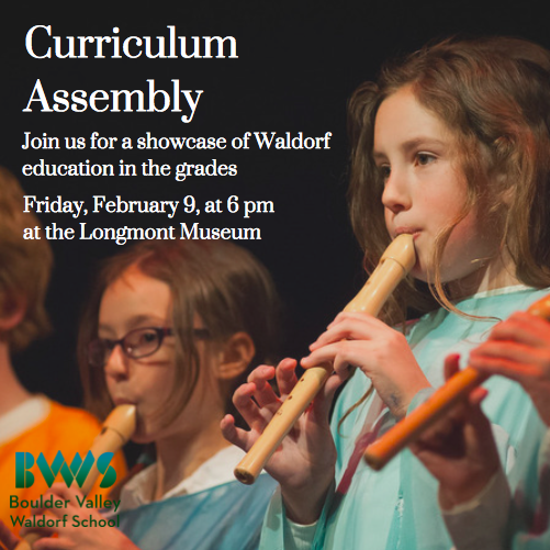 Curriculum Assembly – Feb 9